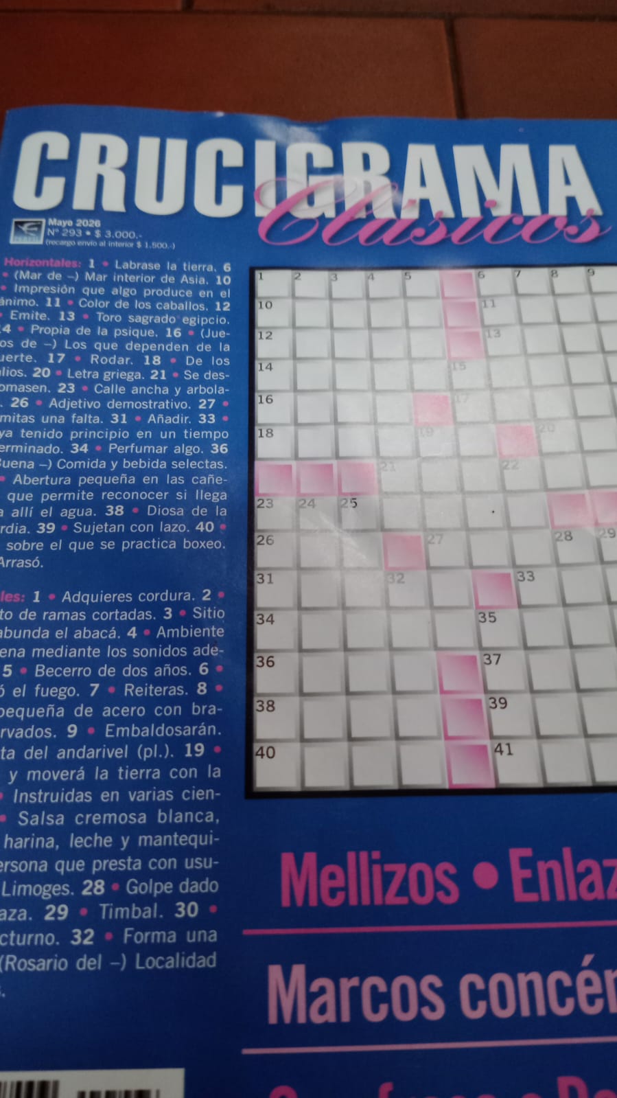 CRUCIGRAMA CLAS