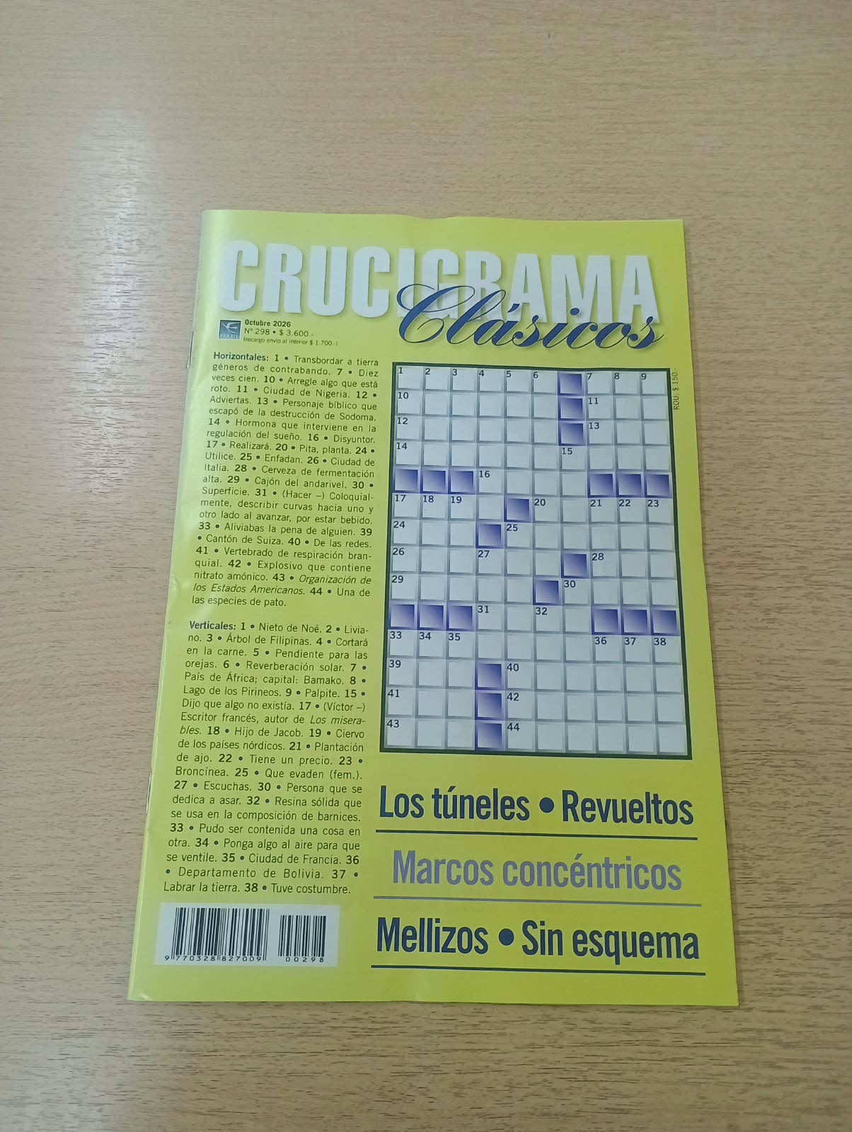 CRUCIGRAMA CLAS