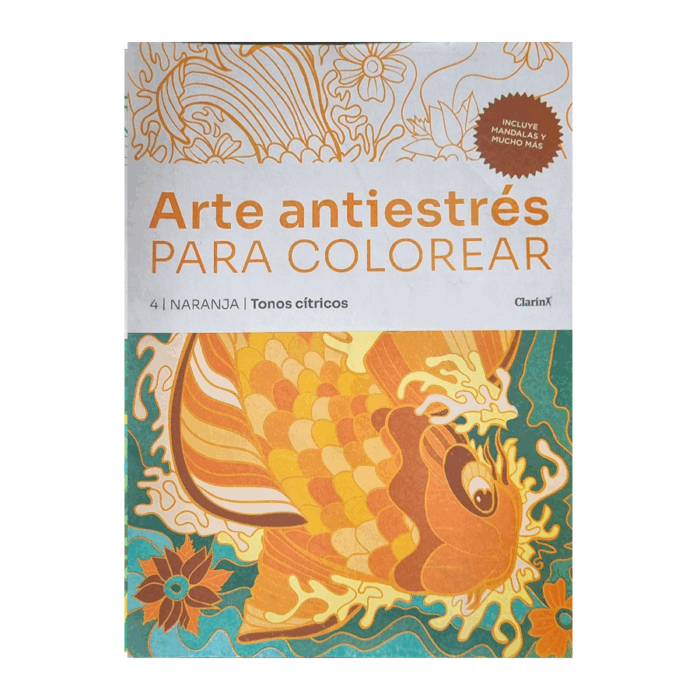 Arte antiestrés para colorear - Tonos citricos - Imagen 1
